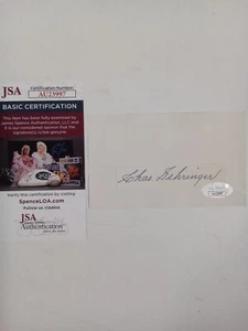 Charlie Gehringer Signed Paper/Cut JSA -* # - Picture 1 of 4