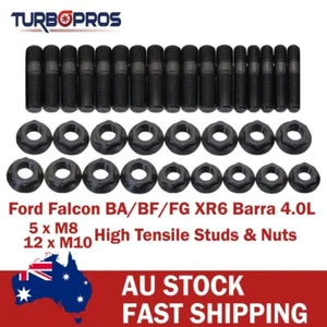 Colector de escape de alta resistencia y pernos de tubo de volteo turbo para Ford Falcon XR6 4,0 L - Imagen 1 de 5
