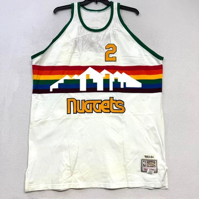 Mitchell & Ness Nuggets Rainbow Skyline Alex English Jersey Men’s Sz 56 HWC NBA - Image 1 of 4