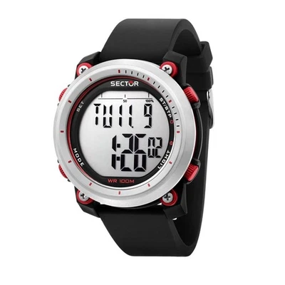 Sector EX-38 – Reloj Hombre Digital Negro Correa De Goma (R3251546002) - Imagen 1 de 4