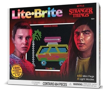 New Sealed Lite-Brite: Netflix Stranger Things LIMITED EDITION Cali Dreamin Set - Image 1 of 4