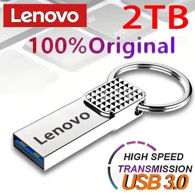 Pen Drive USB 3.0 de 2 TB Transferencia de Alta Velocidad Metal Portátil U Disco Flash