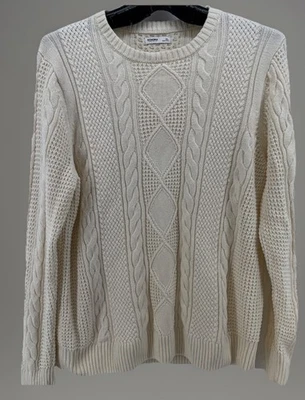 Suéter Sonoma XXL Crema Marfil Tejido con Cable Foto 1 de 4