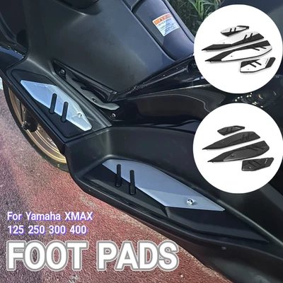 Reposapiés de motocicleta reposapiés placa de pedal para Yamaha XMAX 125 250 300 400 17-23 Foto 1 de 4