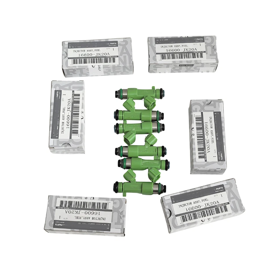 6X OEM FUEL INJECTORS for 2009-2018 Nissan Murano Maxima 3.5L V6 16600-JK20A USA Foto 1 de 4