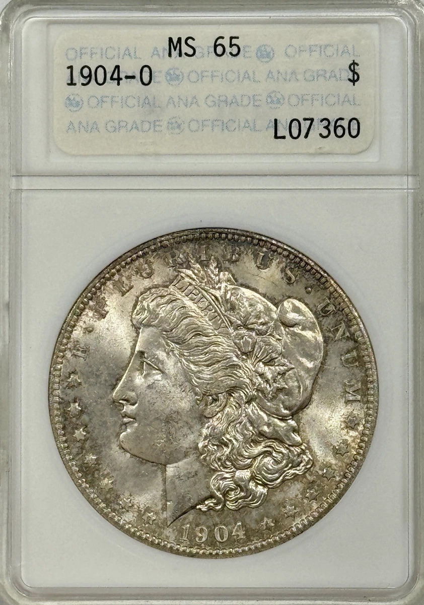 アメリカ1904年Oモーガンダラー1ドル銀貨PCGS MS65PL アメリカ1904年O