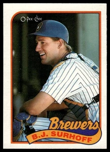 1989 O-Pee-Chee B.J. Surhoff Milwaukee Brewers #33 - Picture 1 of 2