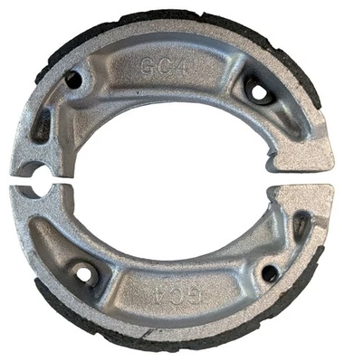 Emgo Rear Grooved Brake Shoe for Honda 1985-07 Elite CH80 2003-15 Ruckus NPS50 - Image 1 of 3