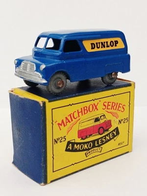 Matchbox Series Moko Lesney No25a  Bedford CA Dunlop Blue VNMIB Original box  - Image 1 of 4