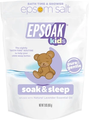 Epsoak Kids lavanda remojo y sueño sal de Epsom - 2 lb. Bolso Foto 1 de 4
