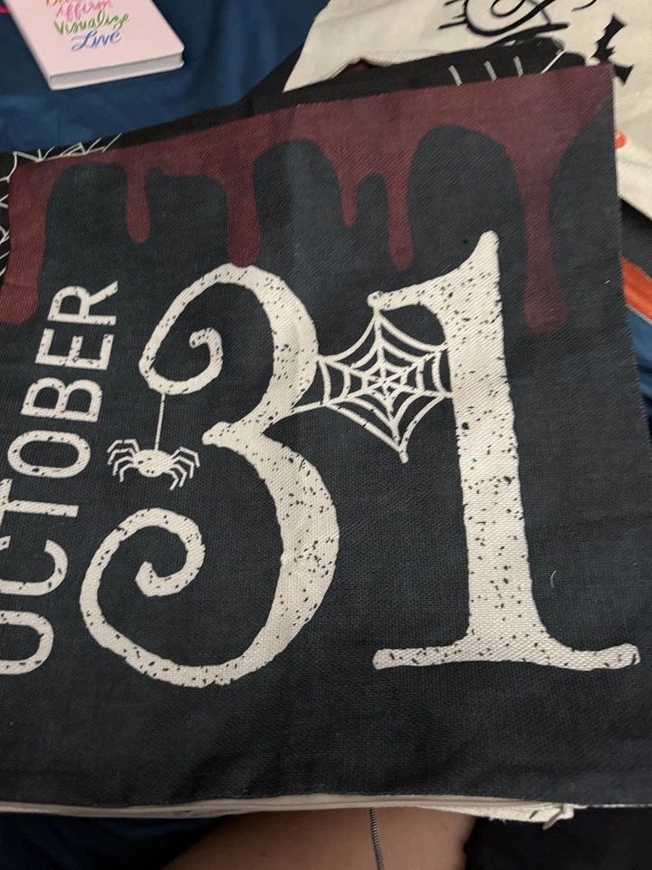 17×17 Pillow Case October 31st Halloween Themed - Image 1 of 1