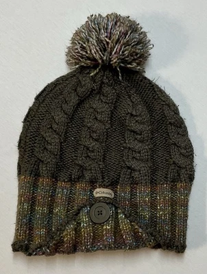 Columbia Sportswear Tejido Slouchy Gorro Pom Para Mujer Sombrero Gorra OSFM Marrones Óxido Foto 1 de 4