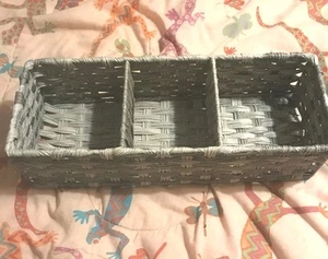 Bathroom Toilet Organizer, Wicker Basket for Storage - Picture 1 of 3