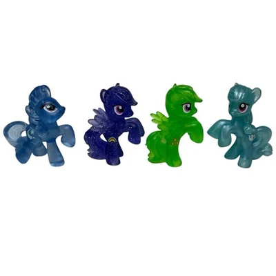 Lote de 4 bonecos My Little Pony G4 bolsa cega Hasbro Rainbowshine Merry - Imagem 1 de 4