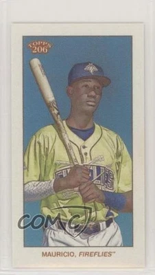 2020 Topps 206 Series 3 Sweet Caporal Ad Back Ronny Mauricio #22 - Image 1 of 2