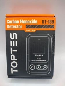 TOPTES OT-139 Mini Portable Carbon Monoxide Detector, Model 0T-139 Orange - Picture 1 of 5