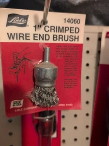 1" Wire Brush - Lisle 14060 One Inch Wire Wheel - 20,000 RPM - US American Made - Picture 1 of 3