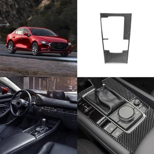Carbon Fiber Central Console Gear Shift Sticker LHD Fit For Mazda 3 Axela 2020 - Bild 1 von 7