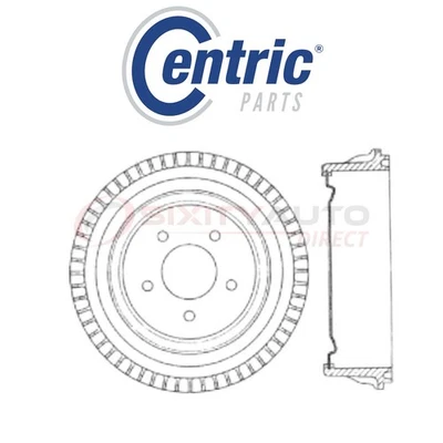 Centric Brake Drum for 1992-1999 Chevrolet C1500 Suburban 5.7L 6.5L V8 - gz Foto 1 de 4