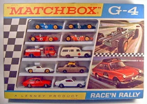 Juego de regalo Matchbox G-4 "Race'n'Rally Set" 1968 excelente en caja, variantes raras - Imagen 1 de 3
