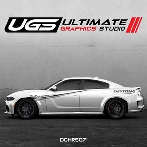 Dodge Charger Side Graphics 2 Color Daytona - Picture 1 of 6