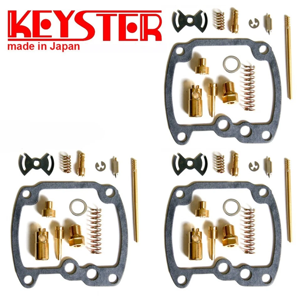 1973-76 Kawasaki carburetor carb repair rebuild (3) kits gaskets s1 kh250 kh 250 - Image 1 of 1