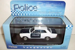 VANGUARDS 1/43 VA08704 VAUXHALL VIVA AYR BURGH POLICE UNIT BEAT CAR WHT BLUE - Picture 1 of 1