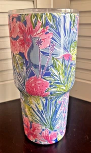 Lilly Pulitzer Swizzle In Edelstahl Thermo Becher mit Deckel 30 oz - Bild 1 von 6