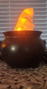 🔥VTG Gemmy Halloween Flammenkessel realistisch aussehendes Flammenlicht funktioniert🔥 - Bild 1 von 3