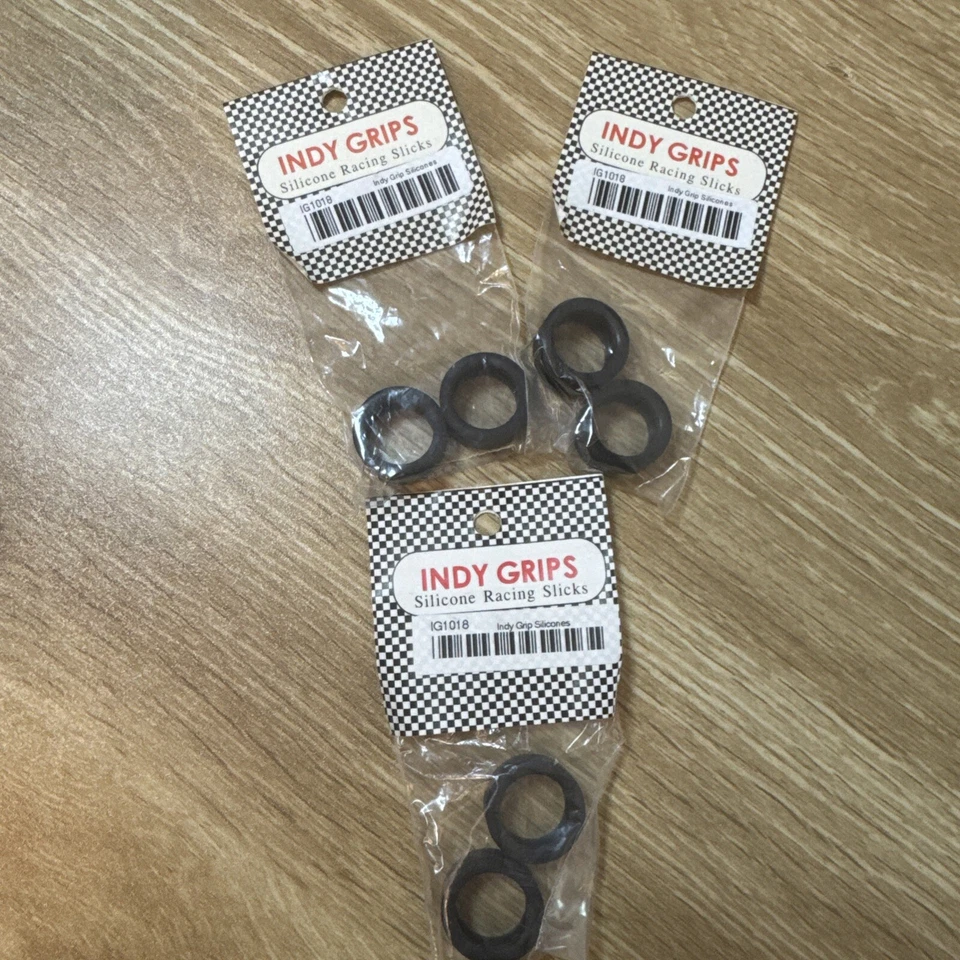 Pack Con 3 Neumáticos Indy Grip Silicona Racing Slicks 1/32 Ig1018 Indy Grip Silicona Foto 1 de 3