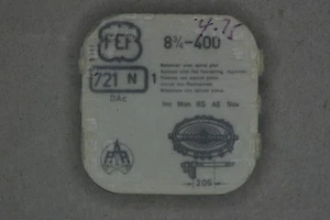 Balance complete F.E.F. FEF FLEURIER 400 INC bilanciere completo 721 NOS - Picture 1 of 1
