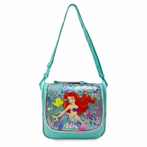 Fiambrera Disney Store Ariel La Sirenita Lentejuelas Brillo Verde 2021 Nueva - Imagen 1 de 2