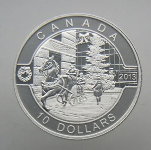 1/2 oz plata 2013 Canadá 10 dólares O Canadá - temporada de vacaciones - Imagen 1 de 2