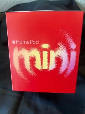 Apple, HomePod Mini Original Verpackung, leer, Orange/rot, gebraucht - Bild 1 von 4