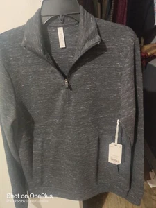 Stylus New ,Mock Neck QTR Zip Long sleeve Pullover spring Sweat Shirts .Small - Picture 1 of 8