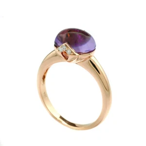 Wert Amethyst Brillant Ring violett 3,15 carat 750er Roségold - Bild 1 von 4