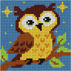 Orchidea Needlepoint Kit: My First Embroidery: Mini: Owl