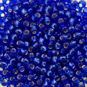 11/0 TOHO ROUND Silver Lined Cobalt Seed Bead (8g) - Picture 1 of 1