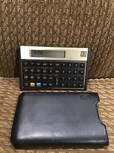 Hewlett Packard HP 12C Financial Calculator with Case New Batteries Vintage Work - Picture 1 of 6