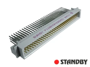 1pc Male straight 96 pin type C DIN41612, PI96B30P00M00Z1 BURNDY - Imagen 1 de 2