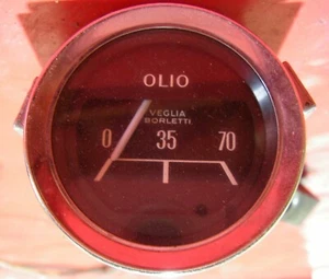 Veglia Borletti Manometer Oil Display Mini Cooper Innocenti Alfa Romeo Fiat - Picture 1 of 4