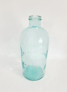 1920s Great Bear Spring Light Aqua Glass Bottle, 1/2 Gallon/5-Pints, USA - Picture 1 of 10