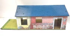 Vintage Wolverine Toy Co. Tin Litho Ranch casa delle bambole n. Arkansas 800 anni 50 - Foto 1 di 12