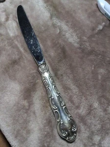 Gorham Strasbourg Sterling Silver Dinner Knife 9 1/4" Mono - Picture 1 of 5