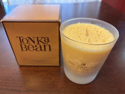 Henri Bendel NY Tonka Bean Scented Jar Candle 10oz. New In Water Damaged Box - Image 1 of 4