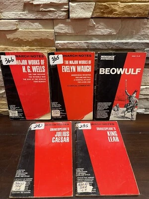 Lot of 5 Monarch Notes- 1964-1966, 1970-1971 - Image 1 of 4