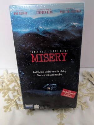 Misery VHS Video FACTORY SEALED 1991 Stephen King Foto 1 de 2