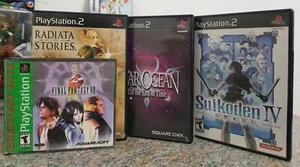 PS1, PS2 & RPG's VIDEO GAMES LOT + RARE Final Fantasy VIII PC Edition - Picture 1 of 24