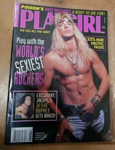 Playgirl Magazine, August 1993: Bret Michaels Poison Rock Stars Jesse Dupree USA - Picture 1 of 9