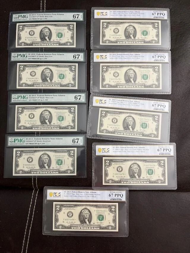 2013* $2 Atlanta Star Note FRN (F* Block) PCGS 67 EPQ Superb Gem Uncirculated - Image 1 of 4